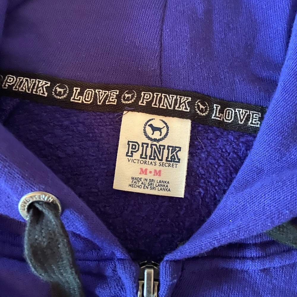 Zip up sweatshirt pink